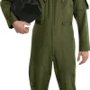 Shop Maverick Flight Suit Costume For Men - Top Gun 2 Men Decades