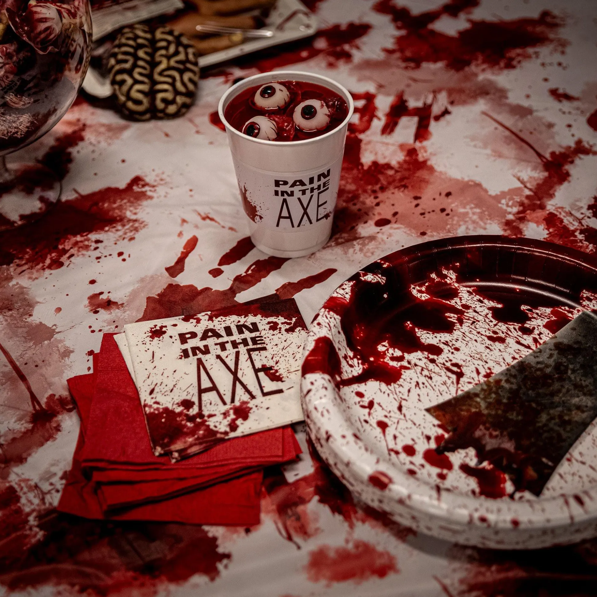 Party City Meat Market Plastic Organs, 12In X 8In - Get Axed| Table Décor & Centerpieces