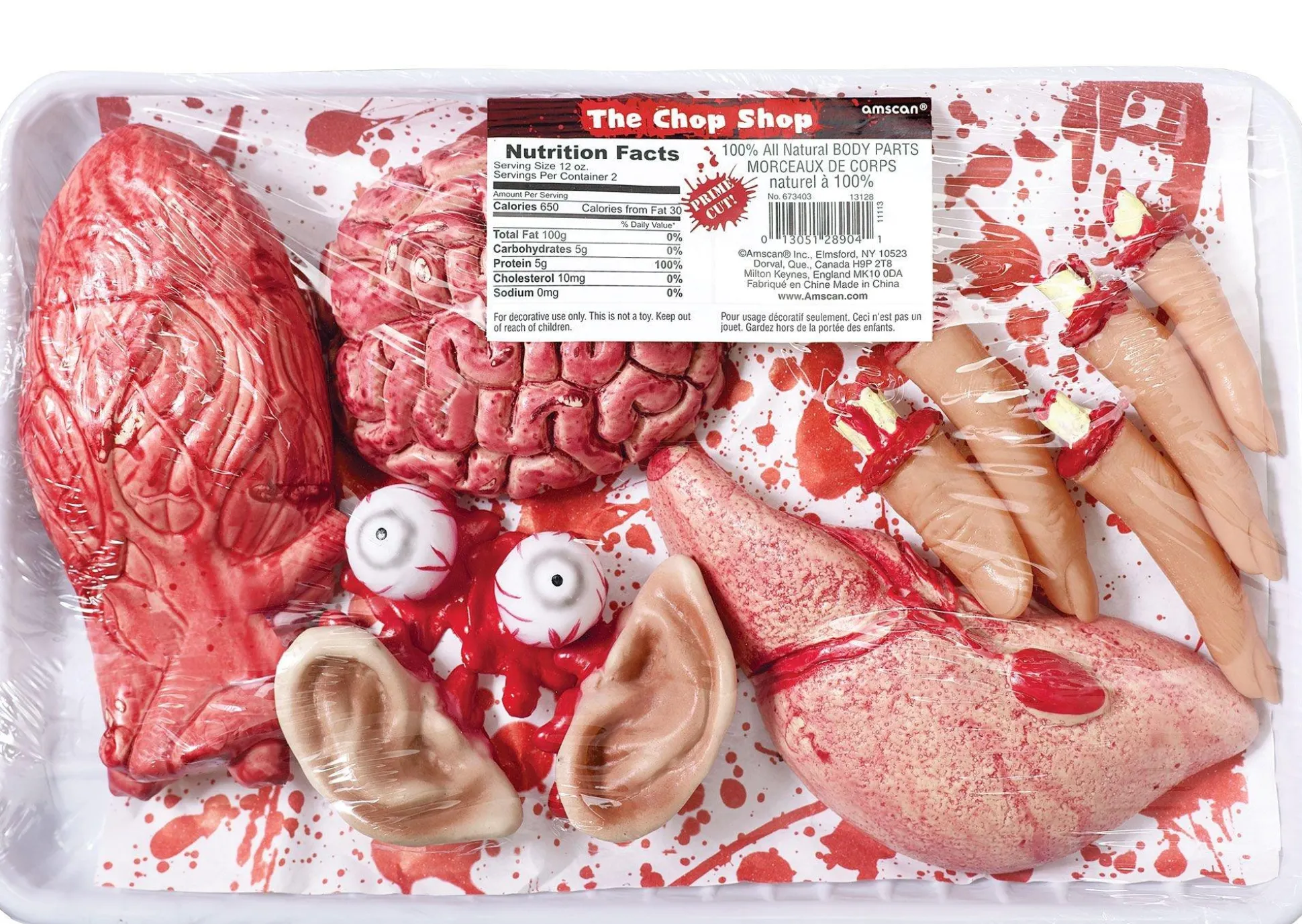 Party City Meat Market Props 12Pc| Chop Shop