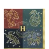 Party City Metallic Hogwarts United Paper Lunch Napkins, 6.5In, 16Ct - Harry Potter| Harry Potter Hogwarts