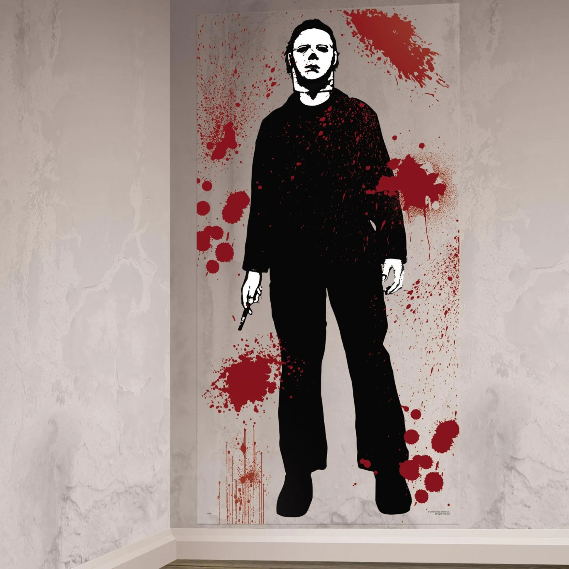 Party City Michael Myers Scene Setter Add-On - Halloween Ii| Decorations
