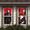 Party City Michael Myers Window Silhouettes, 2Pc - Halloween Ii| Window & Wall Décor