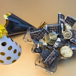 Hot Milestone 50Th Birthday Chocolate Mix 180Pc Candy Buffet By Color