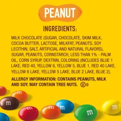 Hot Milk Chocolate Peanut M&M's Party Size, 34Oz Bulk Candy