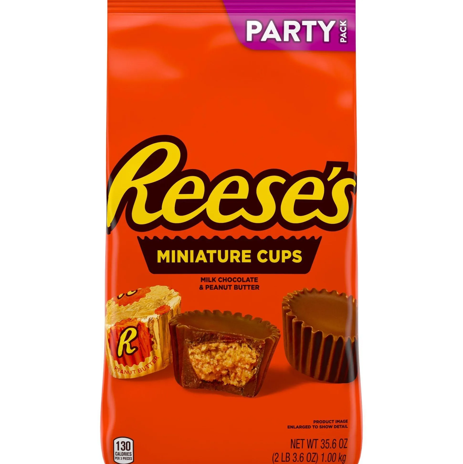 Best Sale Milk Chocolate Reese's Peanut Butter Miniature Cups Party Pack Bulk Candy