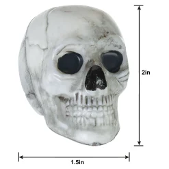 Party City Mini Plastic Skulls, 1.5In X 2In, 24Ct| Skeletons