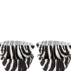 Flash Sale Mini Zebra Print Baking Cups 100Ct Baking Cups