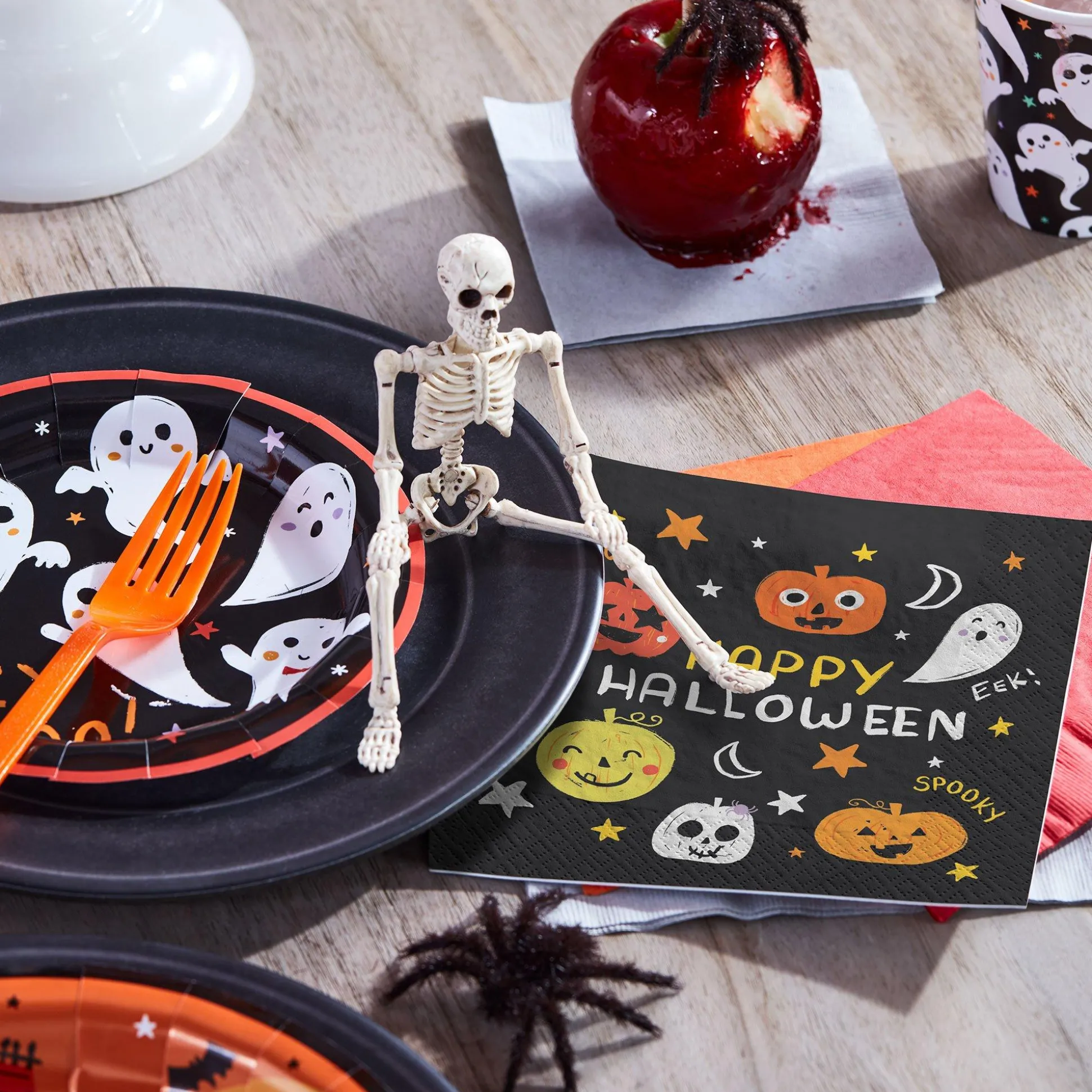 Party City Miniature Poseable Skeleton, 8In| Skeletons