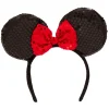 Store Minnie Mouse Sequin Bow Headband Headbands, Tails