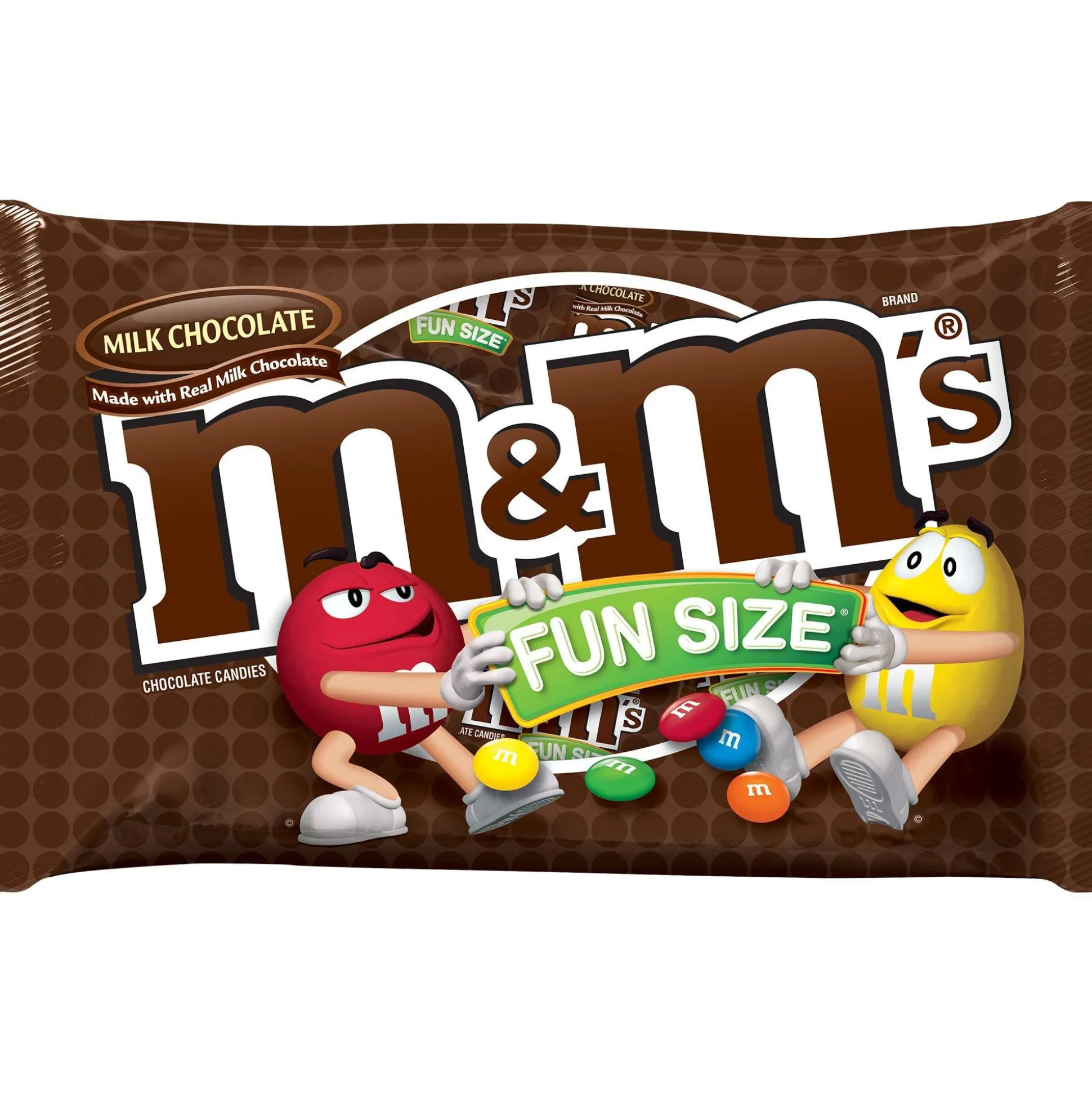 Cheap M&M's Milk Chocolate Candies Fun Size Pouches Bag, 21Pc Chocolate Candy