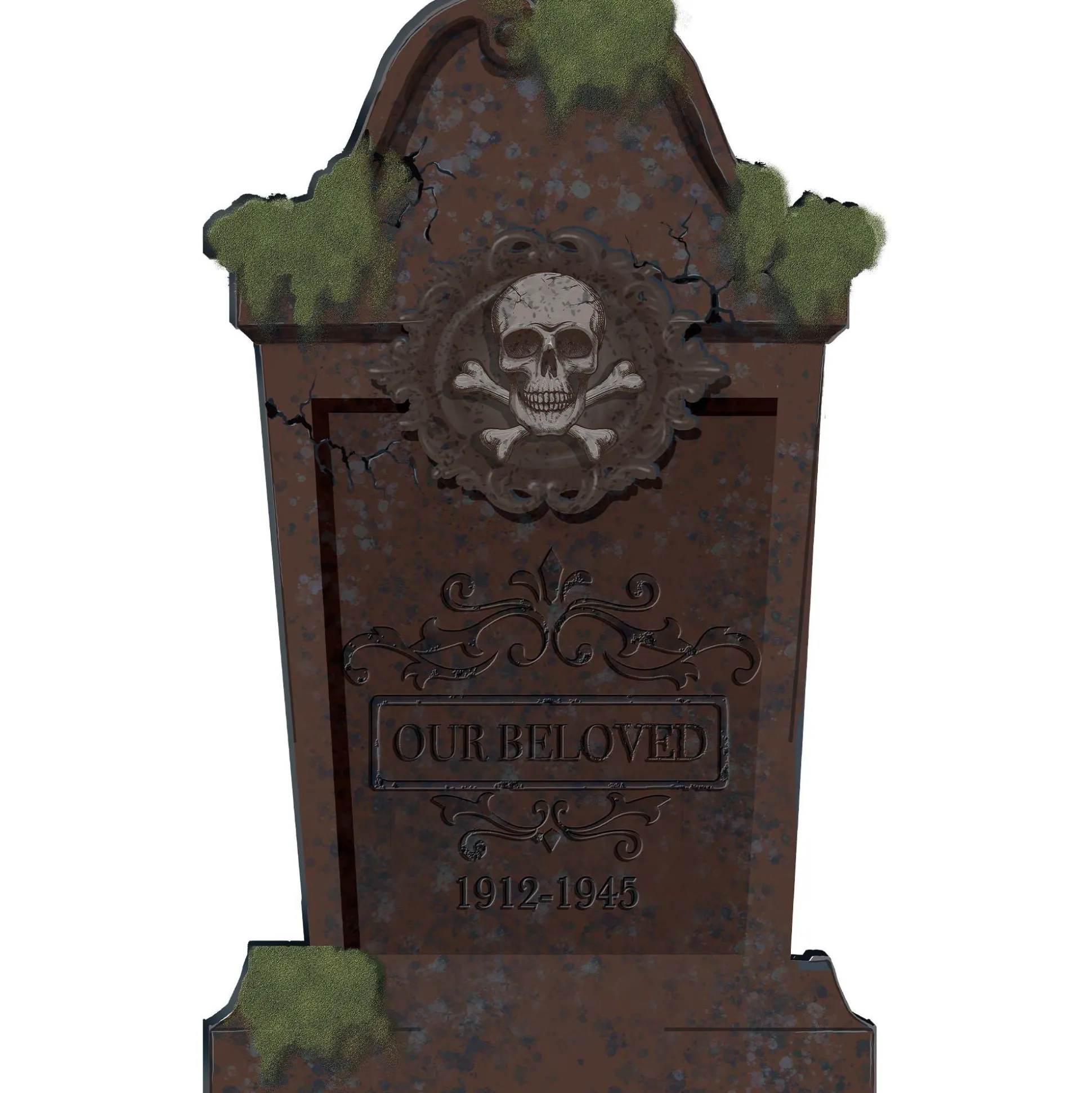 Party City Mossy Our Beloved Tombstone, 13In X 22In| Tombstones & Fencing