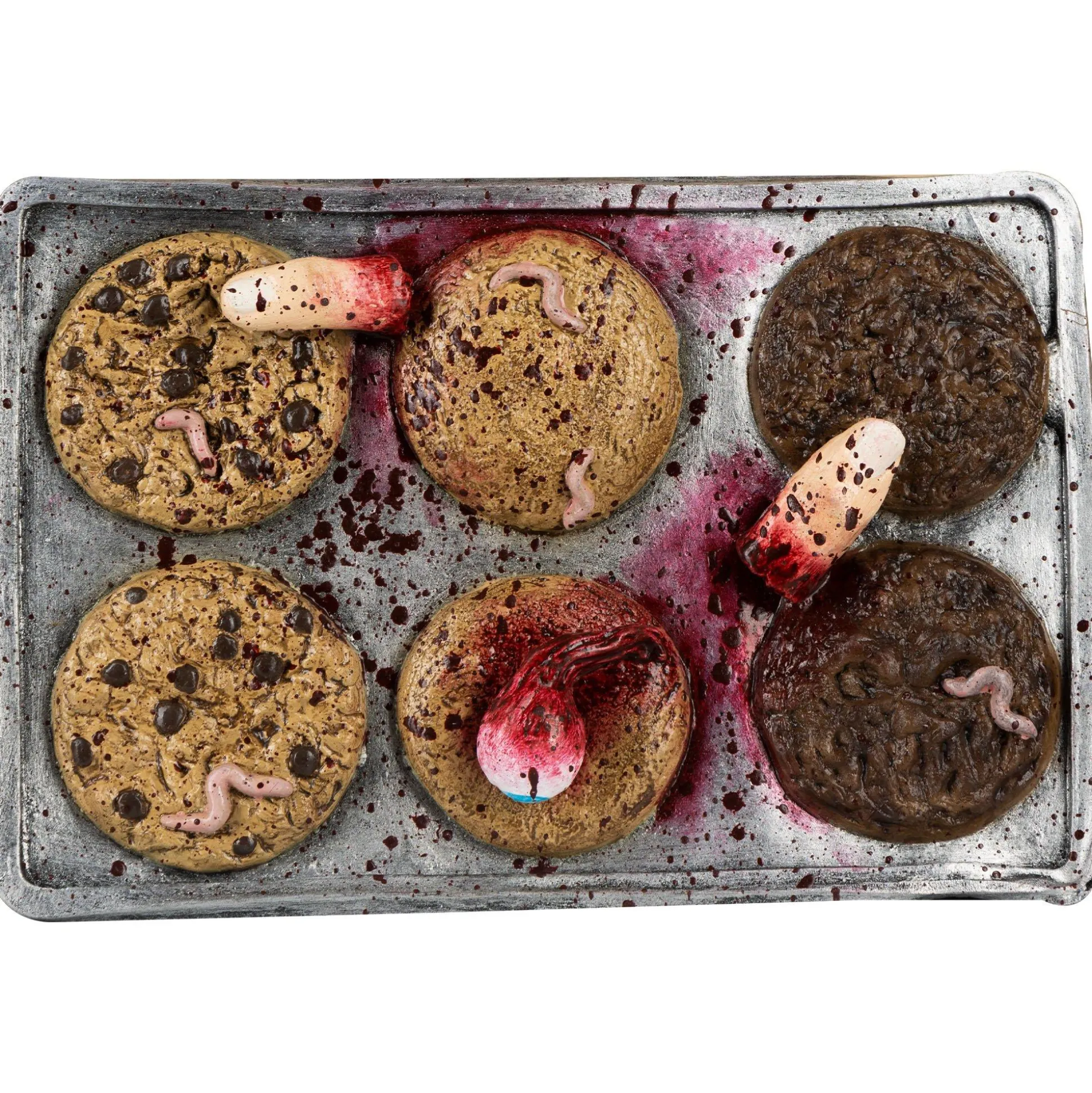 Party City Nasty Cookie Tray Latex Prop, 10.75In X 7In| Chop Shop
