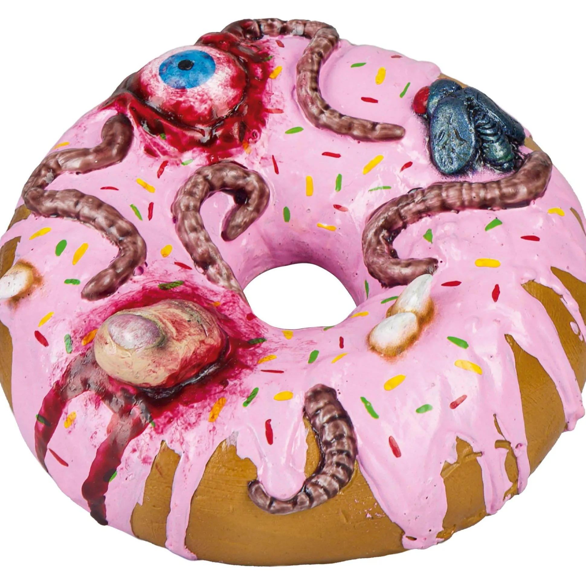 Party City Nasty Donut Latex Prop, 4.5In X 2In| Chop Shop