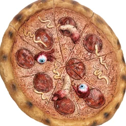 Party City Nasty Pizza Latex Prop, 12.5In| Creepy Carnival