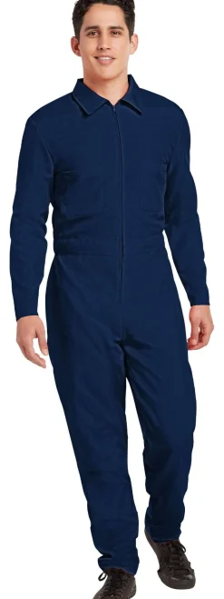 Store Navy Blue Mechanic Coveralls For Adults Men Scary