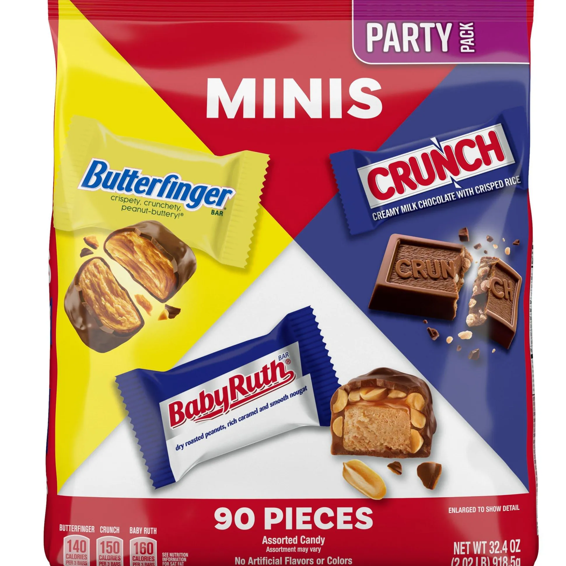 Store Assorted Mini Chocolate Candy Party Pack, 32.4Oz, 90Pc Bulk Candy