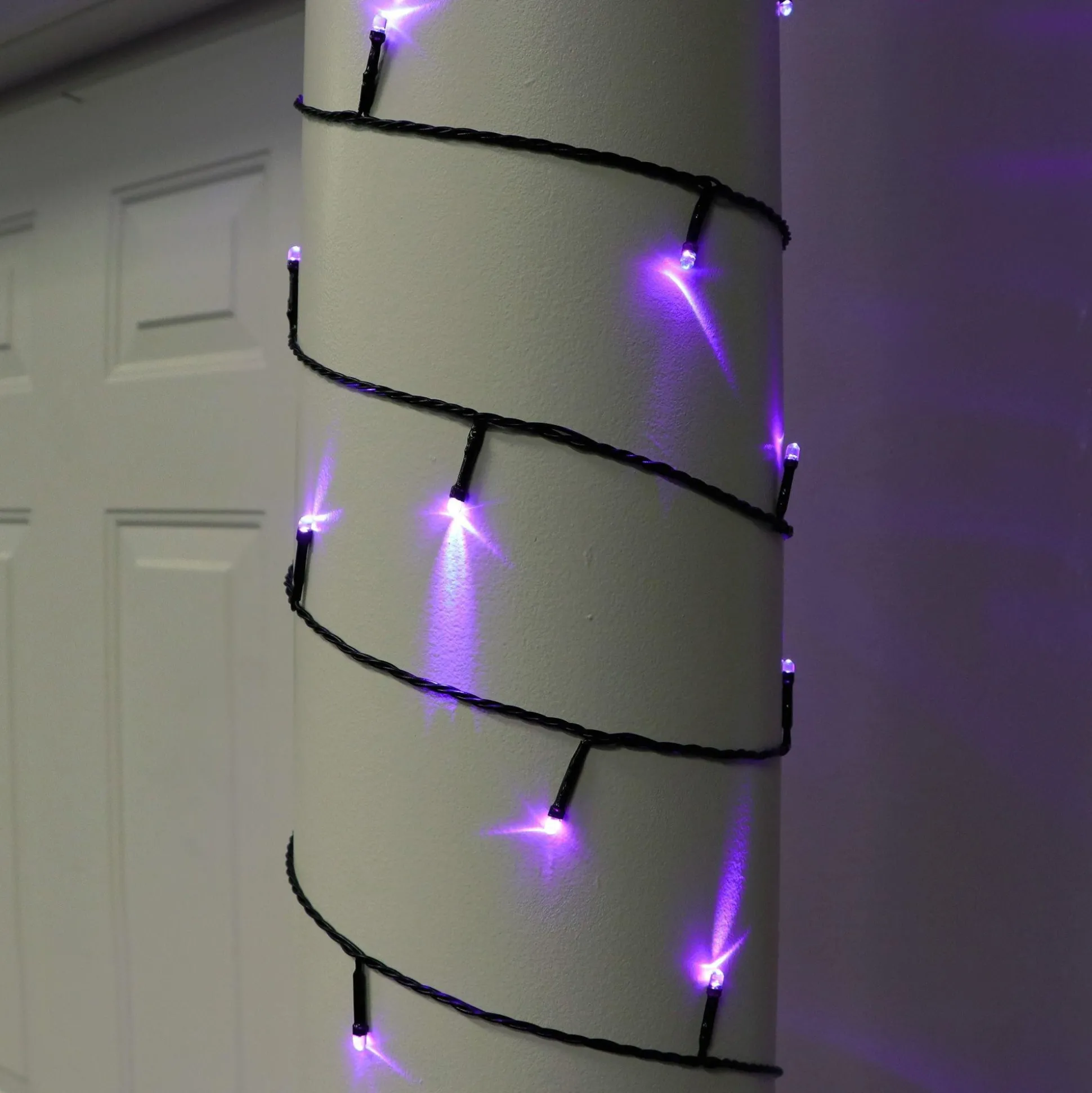 Party City Orange & Purple String Lights| Strobe Lights & Black Lights