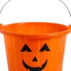 Party City Orange Jack-O'-Lantern Treat Bucket| Trick-Or-Treat Bags & Buckets