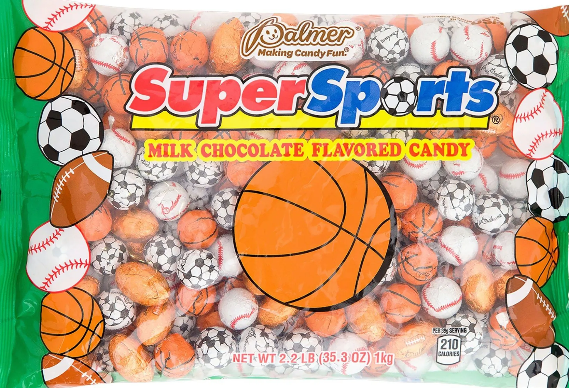Best Palmer Supersports Chocolate Balls 185Pc Bulk Candy