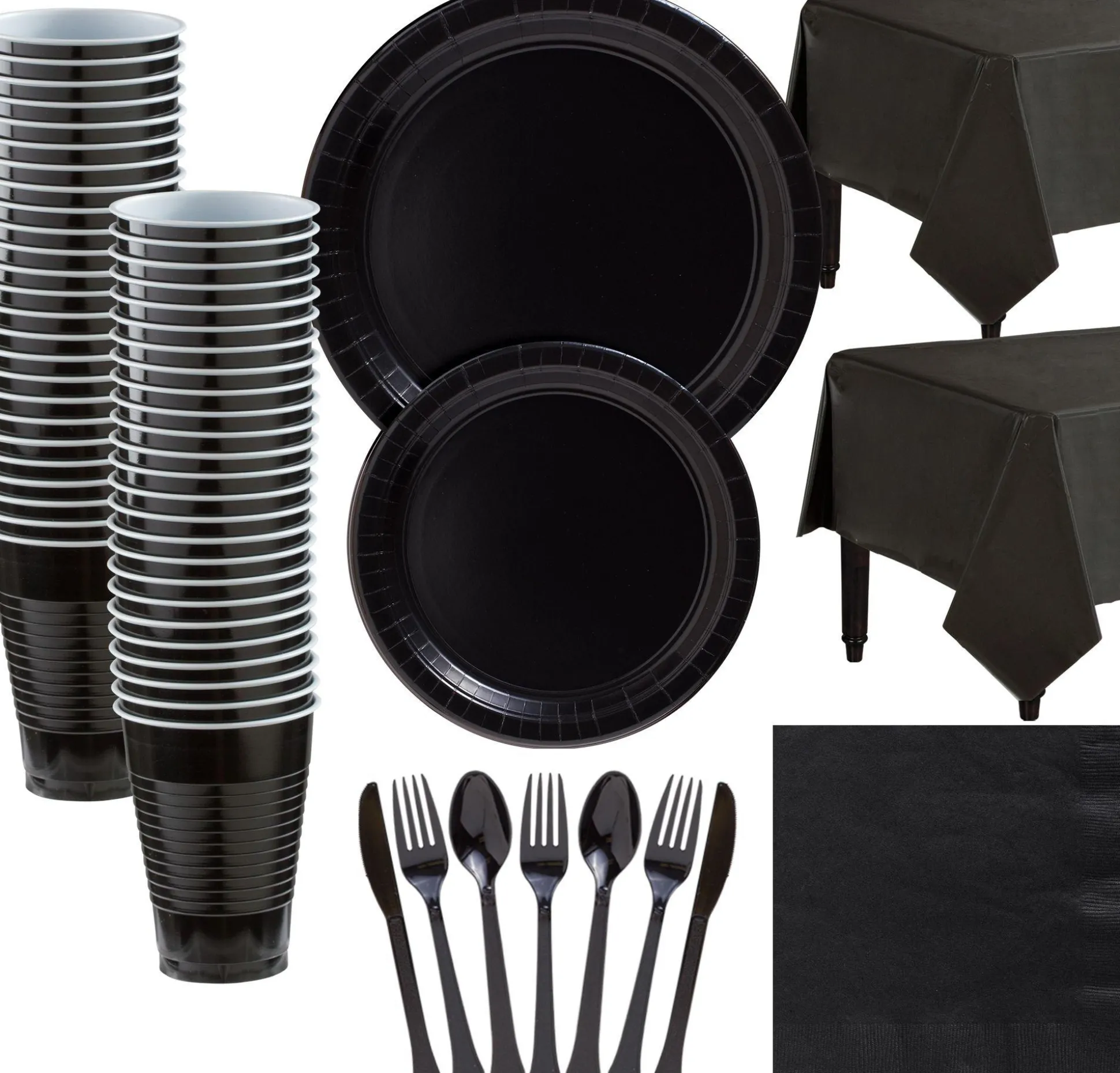 Party City Paper Tableware Kit For 50 Guests| The Nightmare Before Christmas