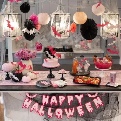 Party City Pink Jack-O'-Lantern Treat Bucket| Trick-Or-Treat Bags & Buckets