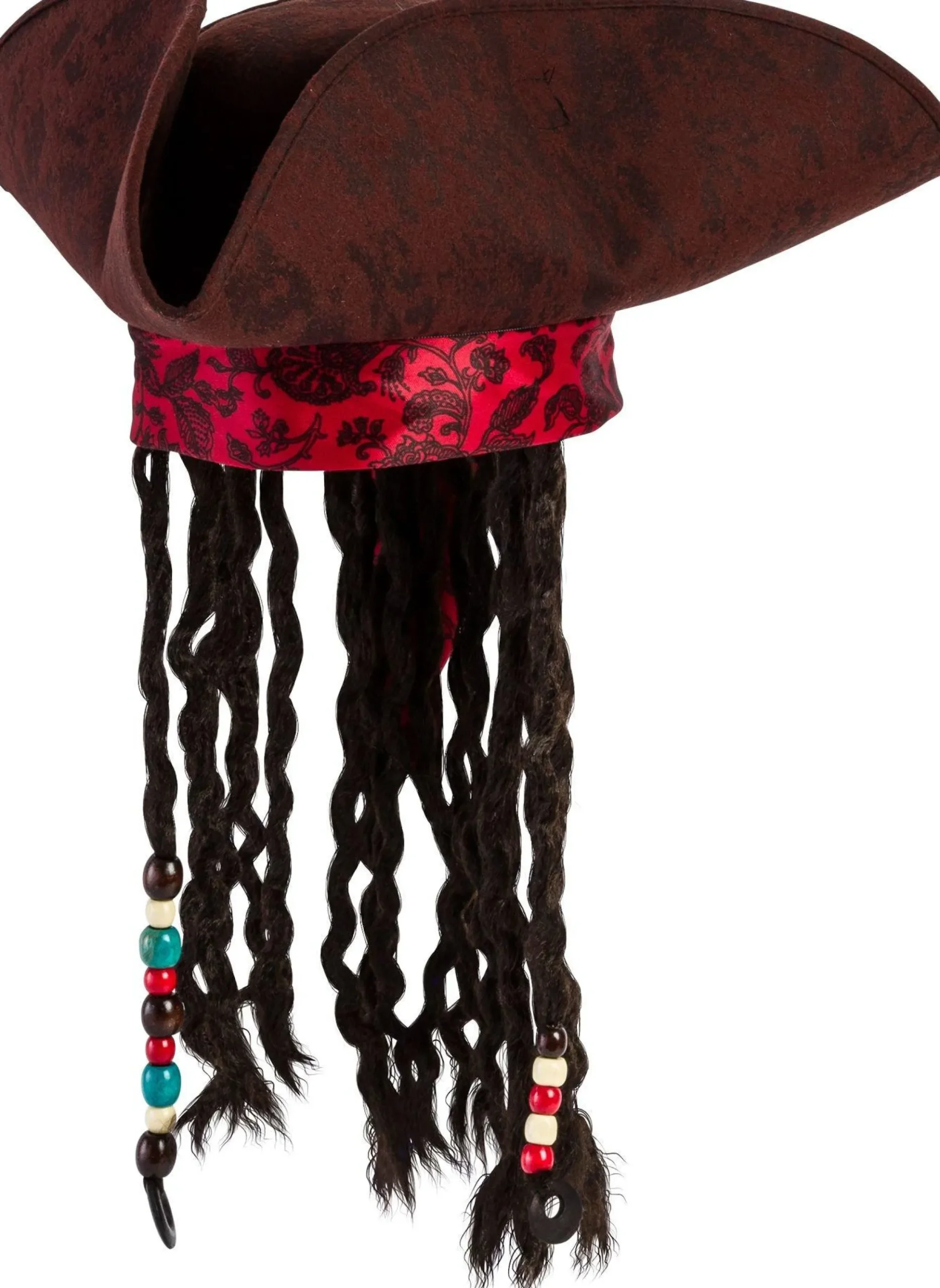 Clearance Pirates Of The Caribbean Hat With Braids Hats