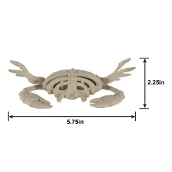 Party City Plastic Crab Skeleton, 3.5In X 5.75In| Creatures