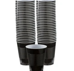 Party City Plastic Cups, 16Oz, 50Ct| Boneyard Glam