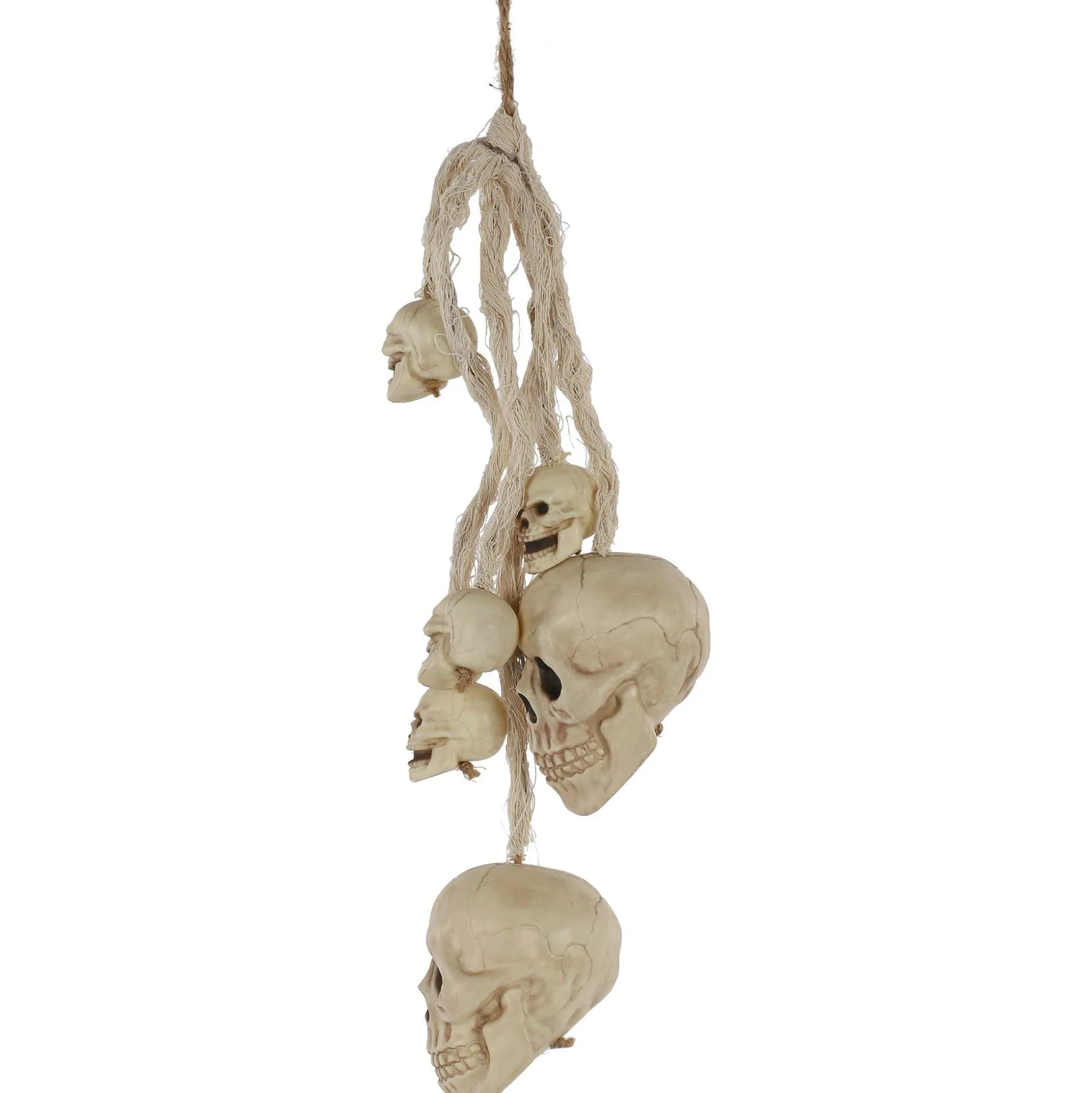 Party City Plastic Hanging Skulls, 19In| Skeletons