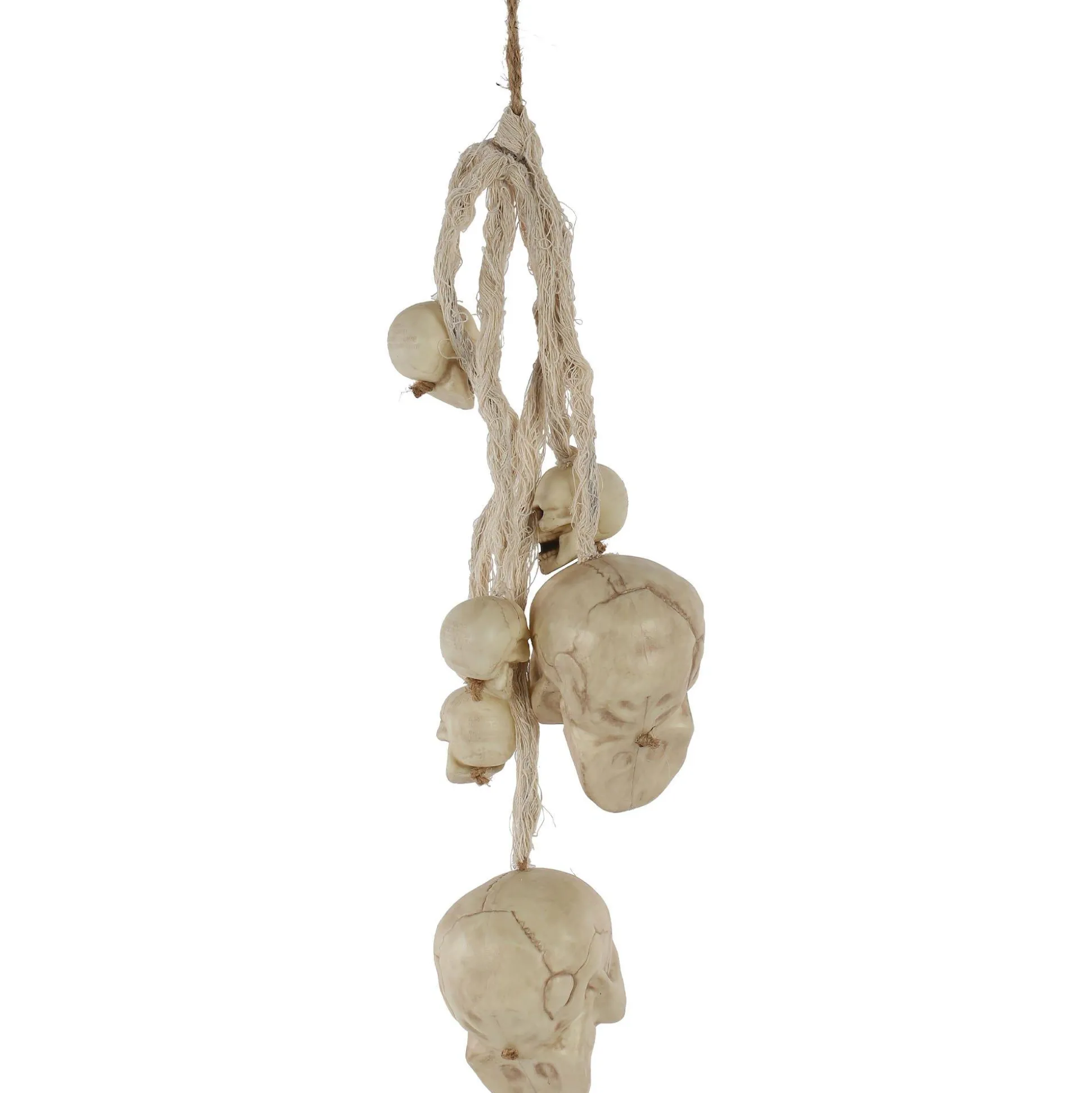 Party City Plastic Hanging Skulls, 19In| Skeletons