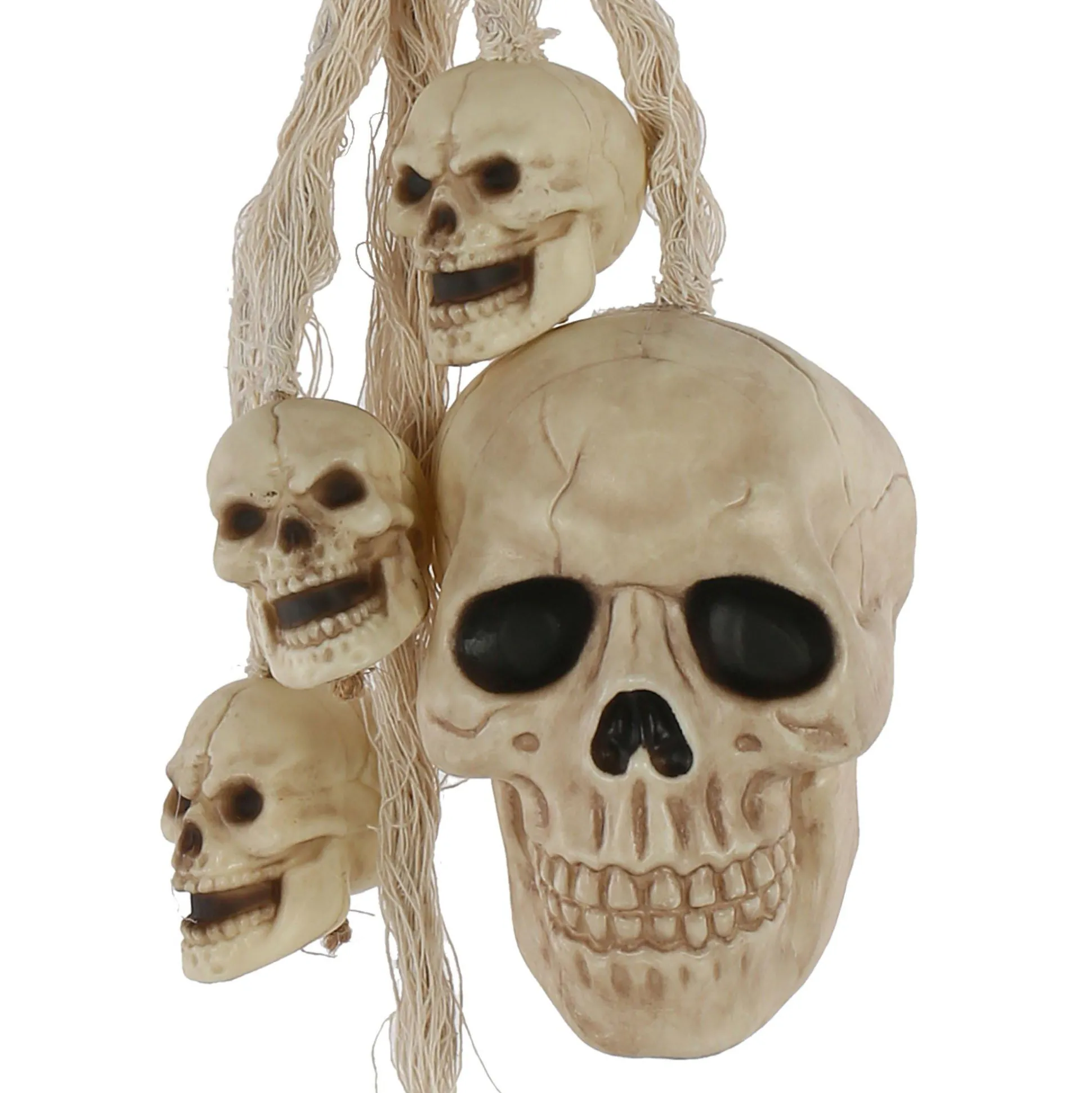 Party City Plastic Hanging Skulls, 19In| Hanging Decorations