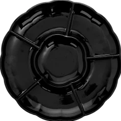 Party City Plastic Scalloped Sectional Platter| The Nightmare Before Christmas