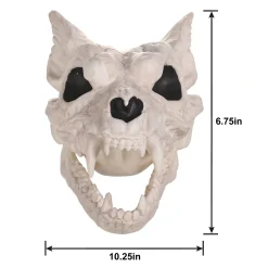 Party City Plastic Werewolf Skull, 6.75In X 10.25In| Creatures