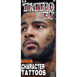 Cheap Pop Star Character Temporary Tattoos, 26Ct - Tinsley Transfers Makeup