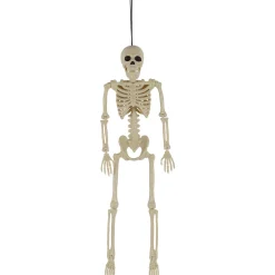 Party City Poseable Plastic Hanging Skeleton, 15.5In| Skeletons