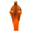 Party City Pumpkin Reaper Fabric & Plastic Hanging Decoration, 5Ft| Hanging Decorations
