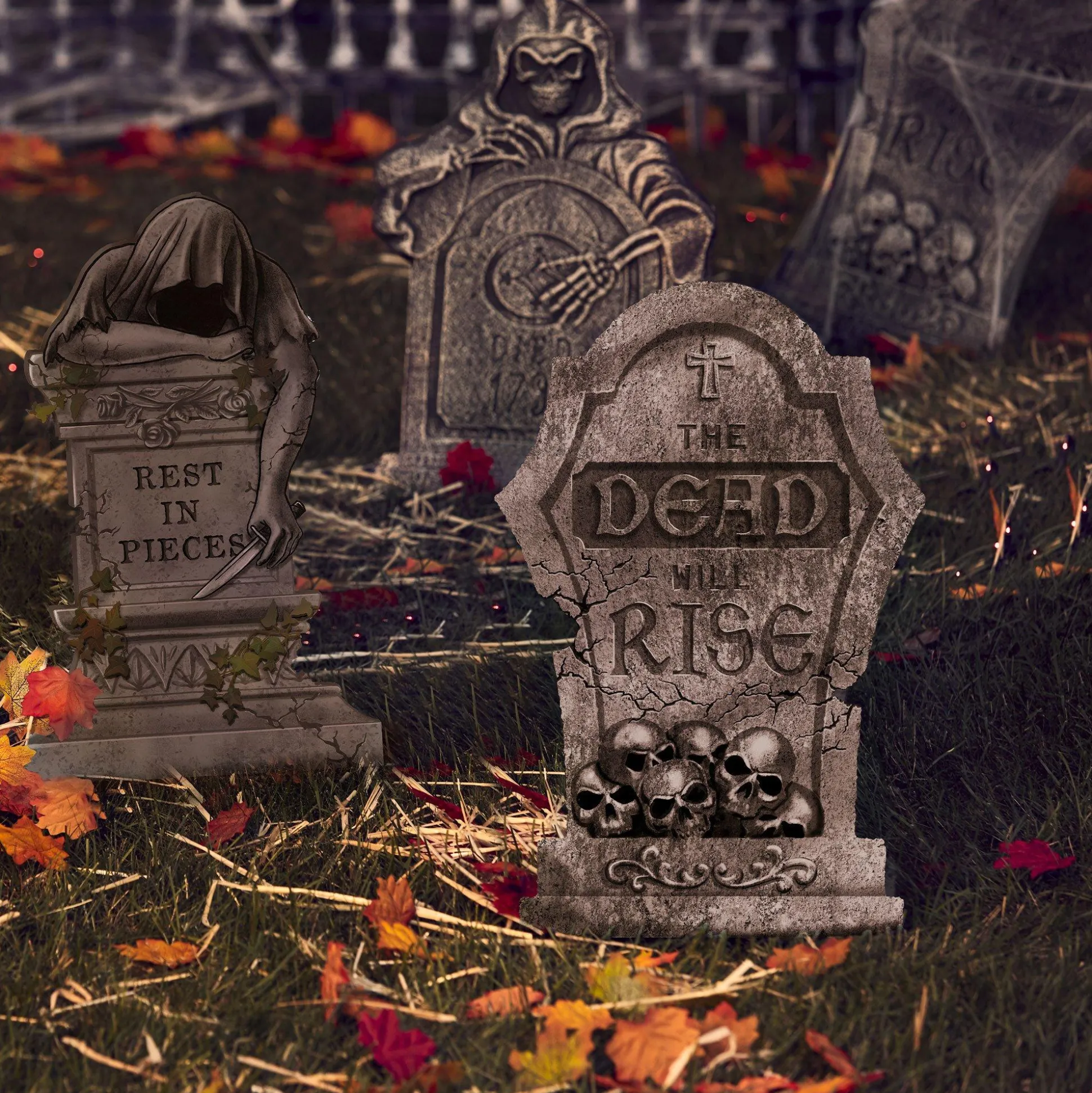 Party City Reaper Tombstone| Tombstones & Fencing