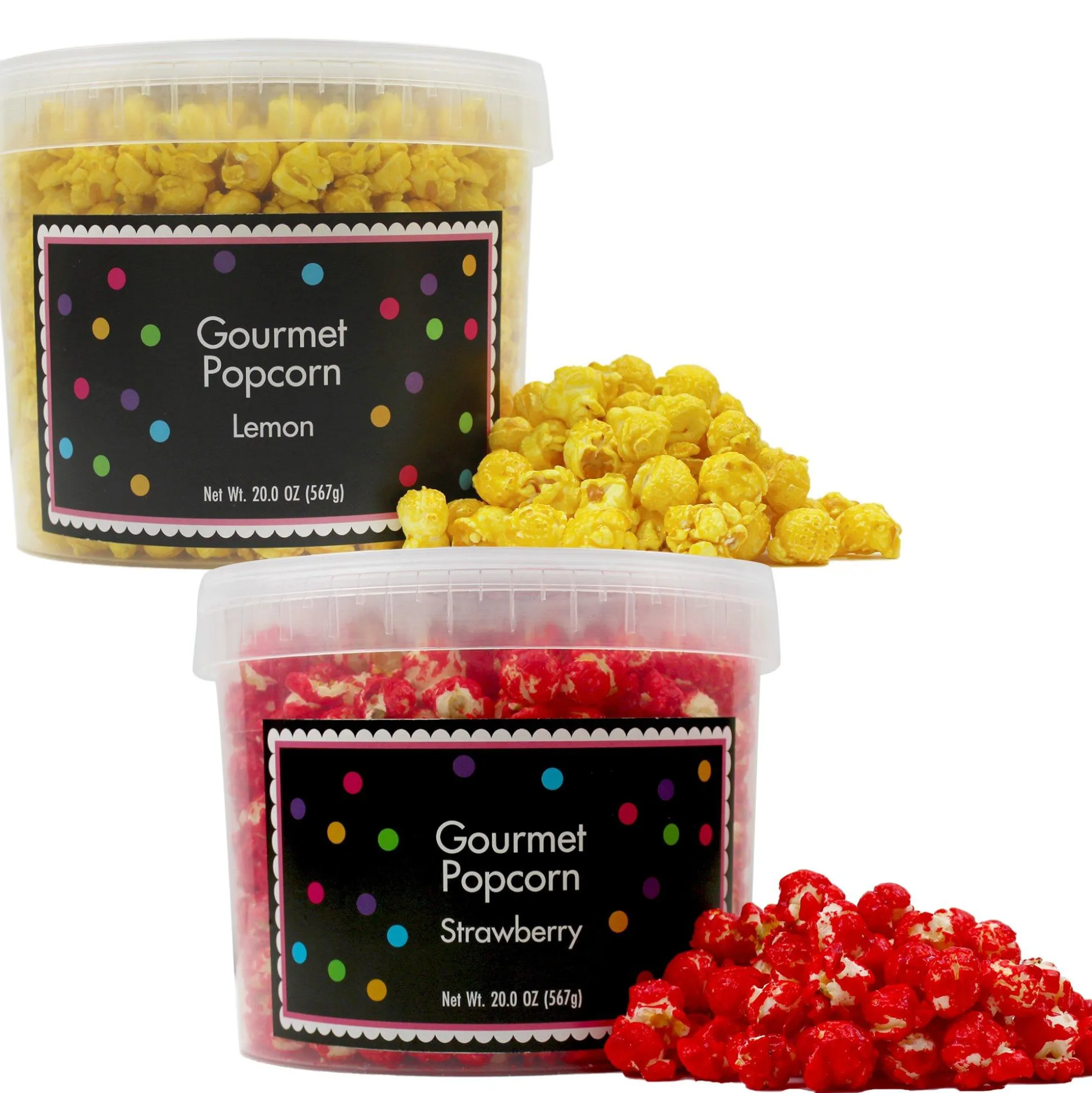 Best Sale Red & Yellow Team Colors Gourmet Popcorn, 40Oz - Lemon & Watermelon Candy Buffet By Color