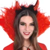 Clearance Red Feather Collar Boas
