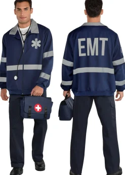 Cheap Reflective Emt Jacket For Adults Couples' Costumes