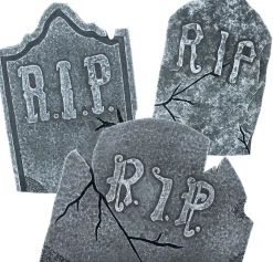 Party City Rip Tombstones 3Ct| Tombstones & Fencing