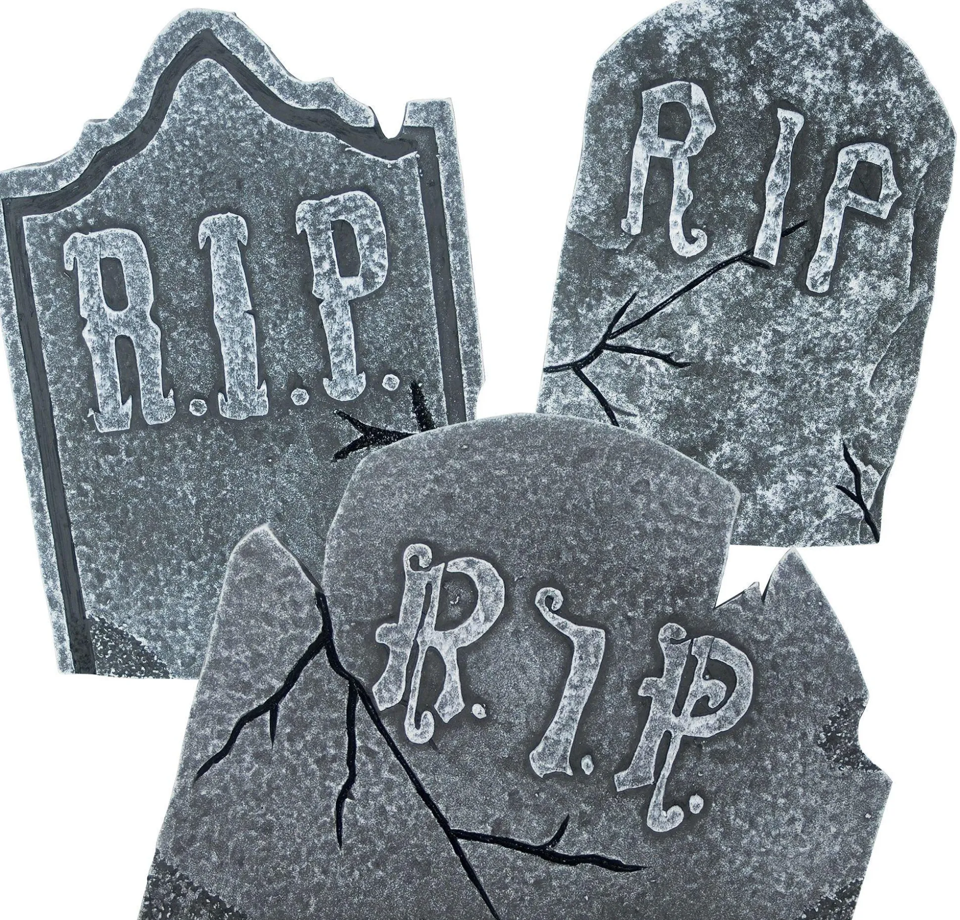 Party City Rip Tombstones 3Ct| Tombstones & Fencing