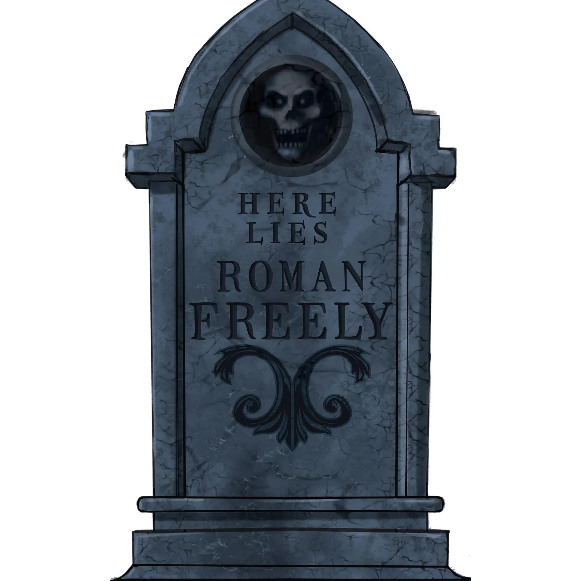 Party City Roman Freely Tombstone, 13In X 22In| Tombstones & Fencing