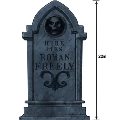 Party City Roman Freely Tombstone, 13In X 22In| Tombstones & Fencing