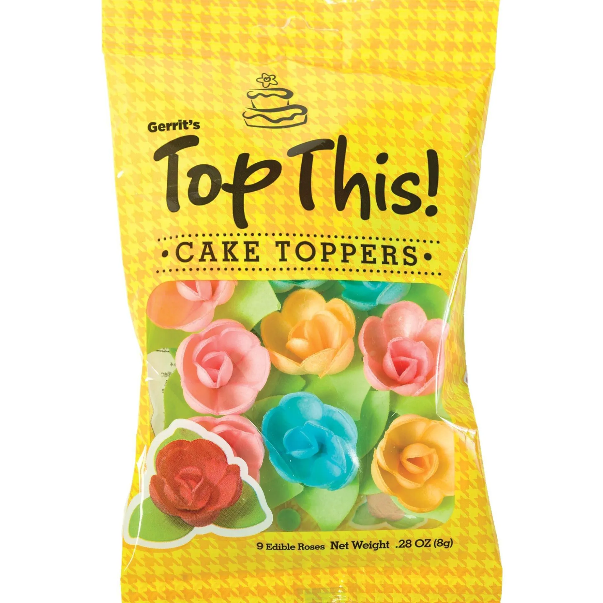 Clearance Rose Icing Decorations 9Ct Baking Supplies