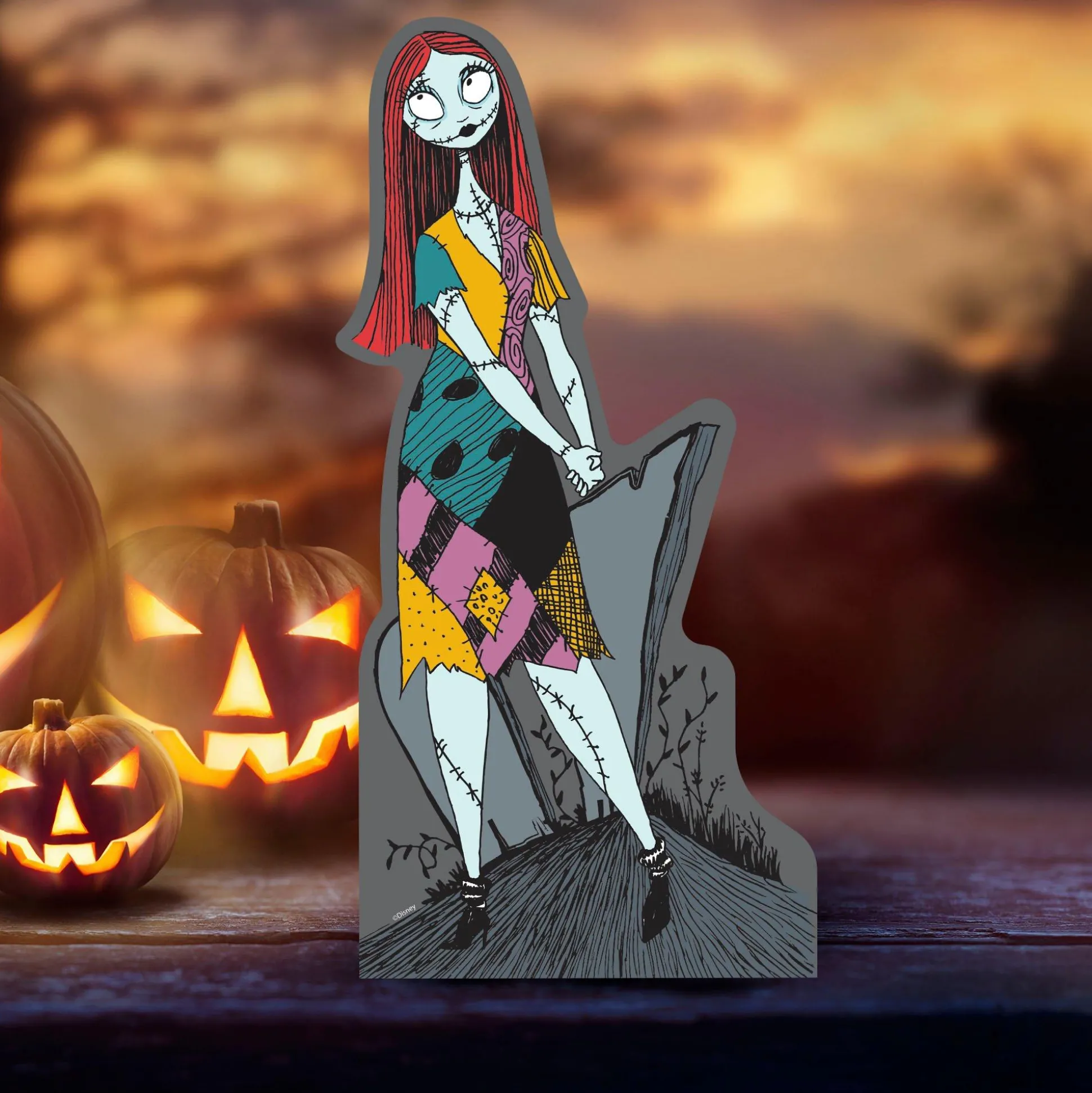 Party City Sally Centerpiece Cardboard Cutout, 18In - Disney The Nightmare Before Christmas| The Nightmare Before Christmas