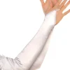 Sale Satin White Arm Warmers Gloves