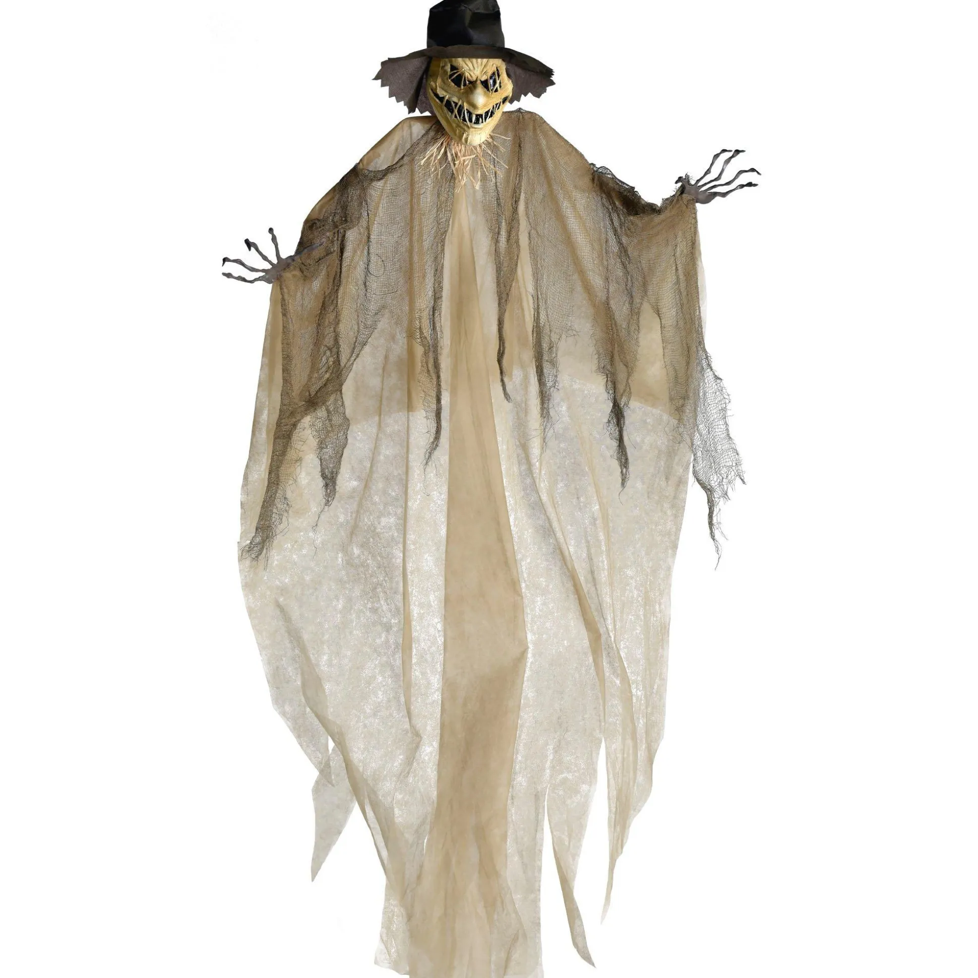 Party City Scary Scarecrow Hanging Decoration, 7Ft| Hanging Props