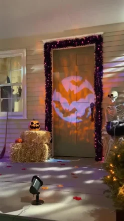Party City Shimmering Bats Projector| Strobe Lights & Black Lights