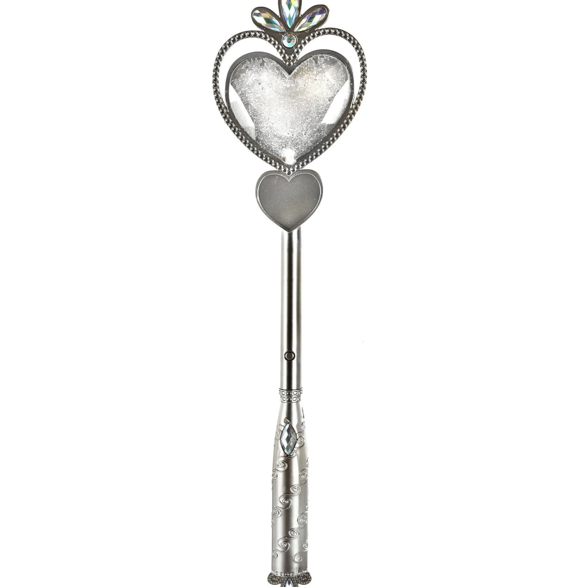 Hot Silver Disney Princess Tiara & Wand Costume Accessory Kit Tiaras, Crowns